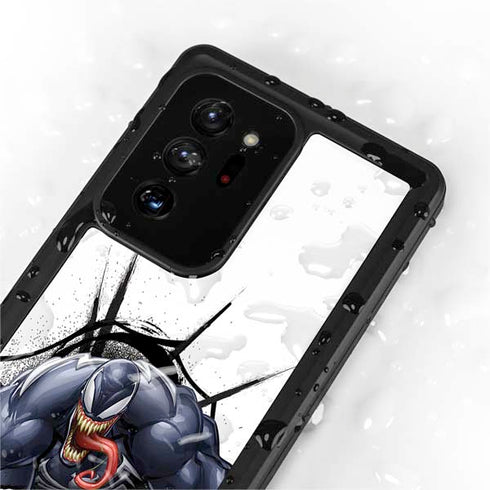 Marvel Venom Reaching Forward Galaxy Note20 Ultra 5G Waterproof Case